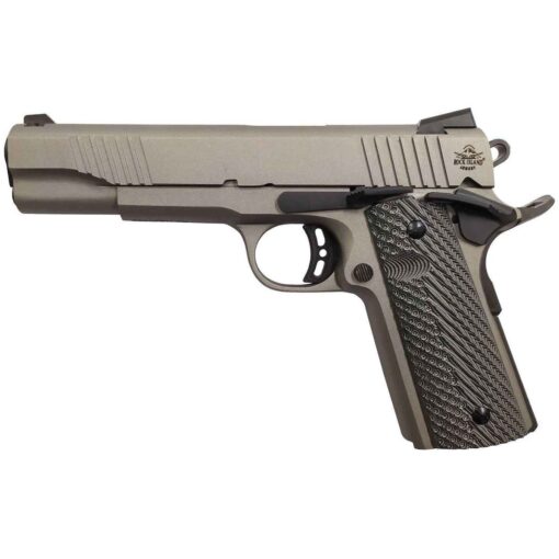 rock island armory m1911 a1 rock standard fs 45 auto acp 5in gunmetal grey cerakote pistol 81 rounds california compliant 1620159 1